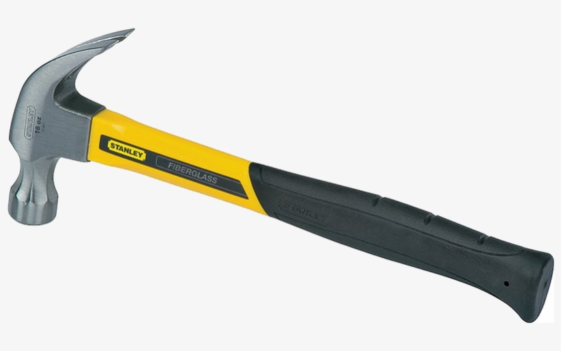Curved Claw Hammer, 16 Oz - Stanley Hand Tools, transparent png download