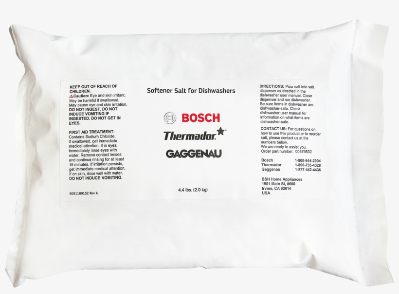 Main Sgz9091uc - Bosch Dishwasher Water Softener Salts, transparent png download