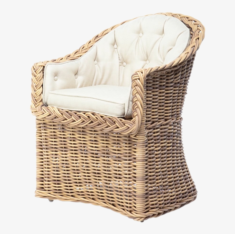 Outdoor Bowed Front Dining Chair - Exterior Chair Png, transparent png download