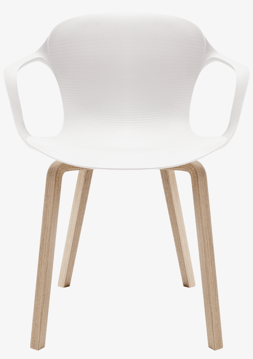 Nap Armchair Kasper Salto Milk White Wooden Legs - Office Chair, transparent png download