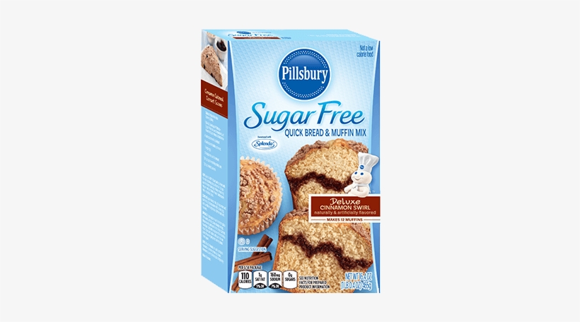 Pillsbury™ Sugar Free Cinnamon Swirl Flavored Quick - Pillsbury Sugar Free Cinnamon Bread, transparent png download