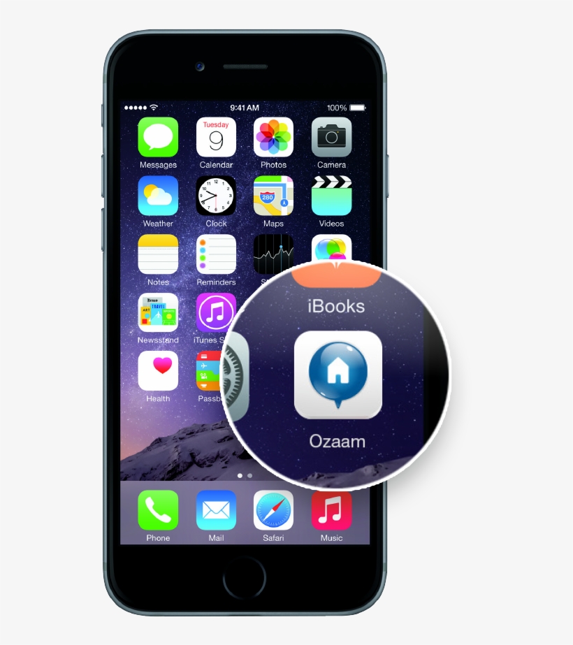 Ozaam Iphone-loupe - Iphone 6s Black Hd, transparent png download