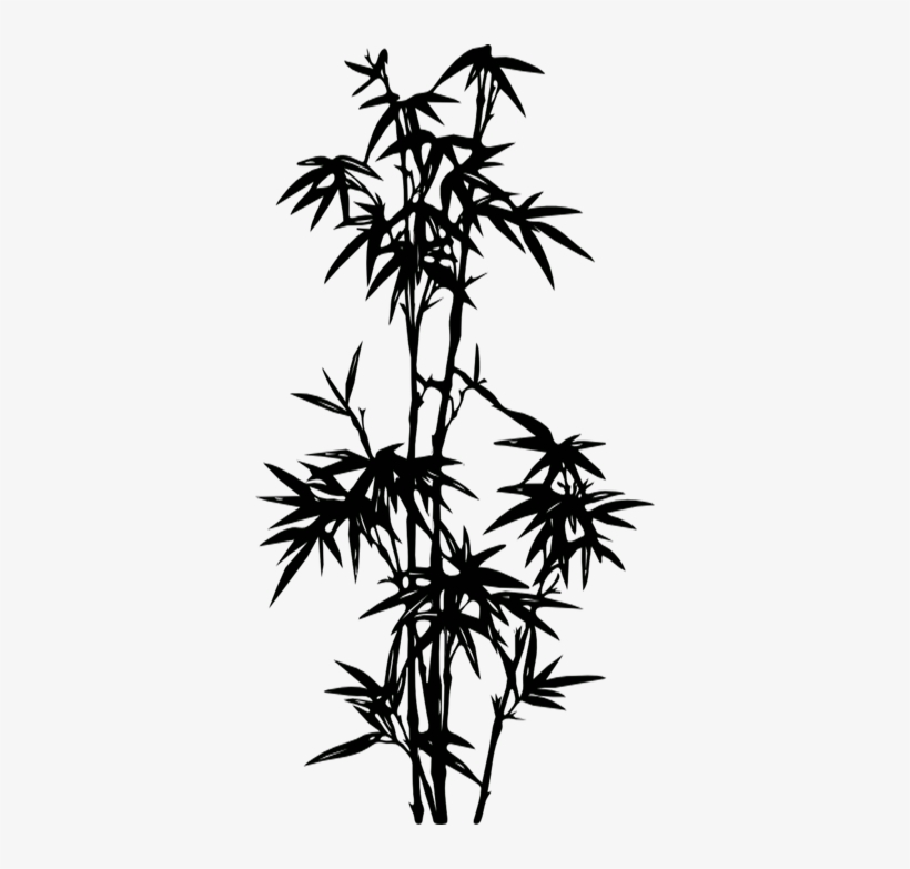 Bamboo Plant Png Download - Bamboo Silhouette Vector Png, transparent png download