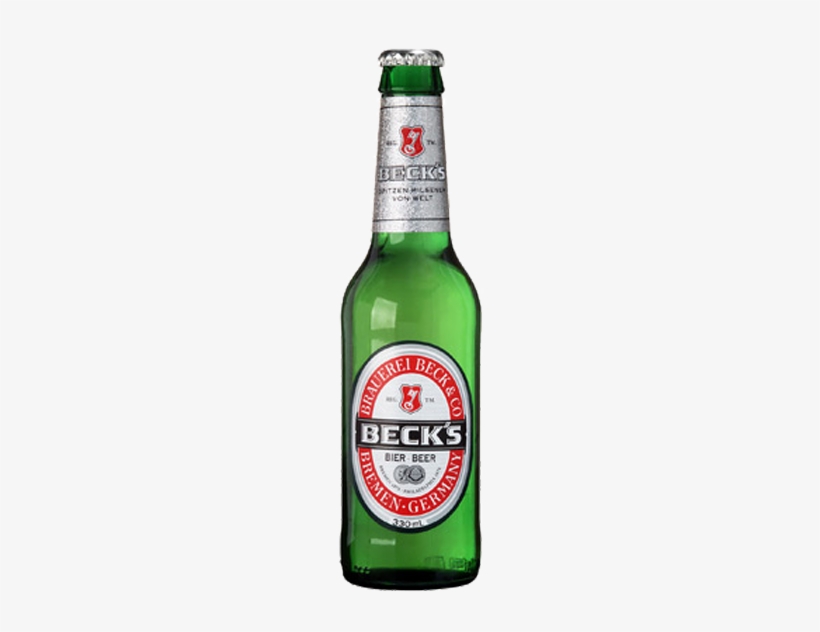 Does He Wear The Mitten Only On His Left Hand Yes Because - Beck's Beer Bottles (12 Pack) (330ml), transparent png download