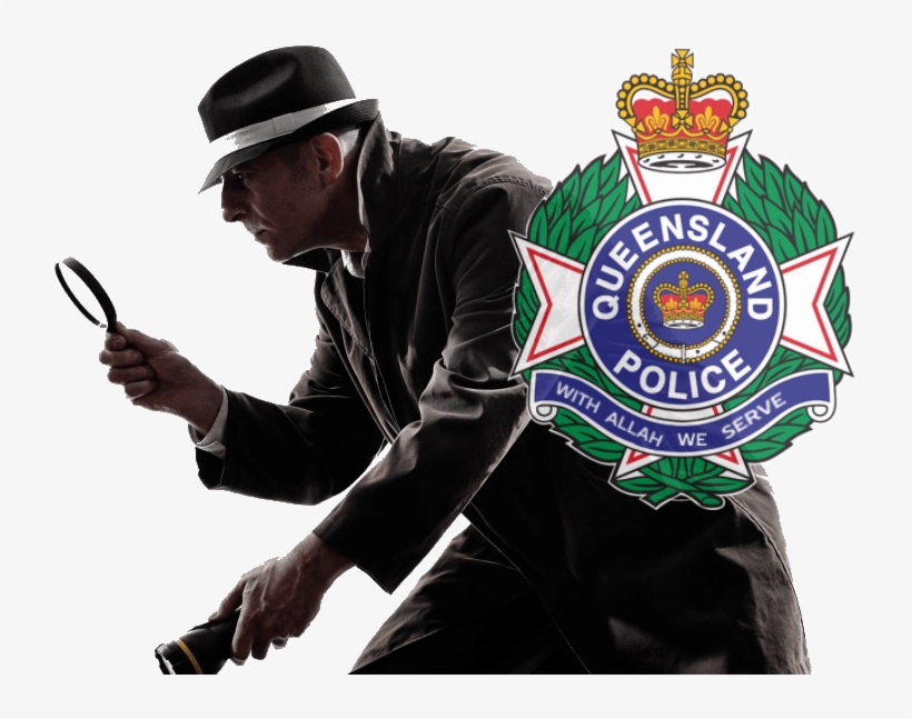 Detective Christopher 'wigham' Gray On A Raid Smerff - Queensland Police Logo Throw Blanket, transparent png download