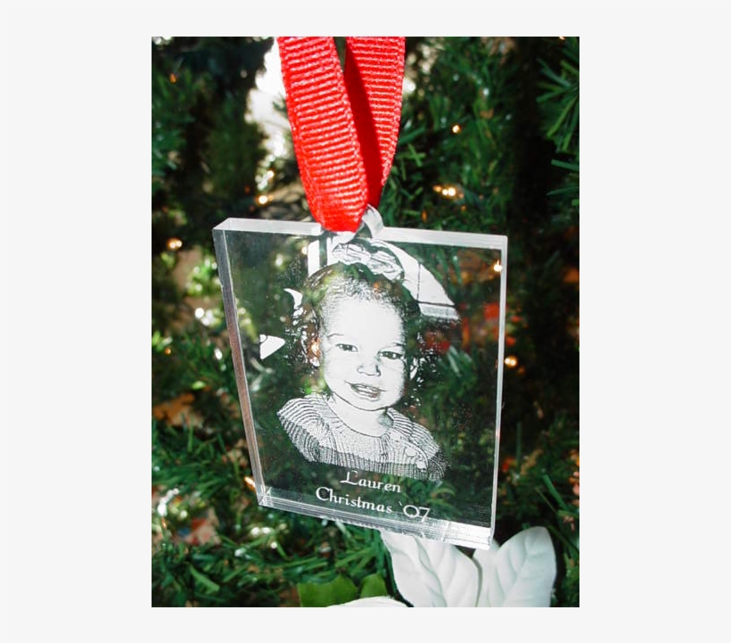 Personalized Wedding Photo Christmas Ornament - Memorial Christmas Ornaments, transparent png download