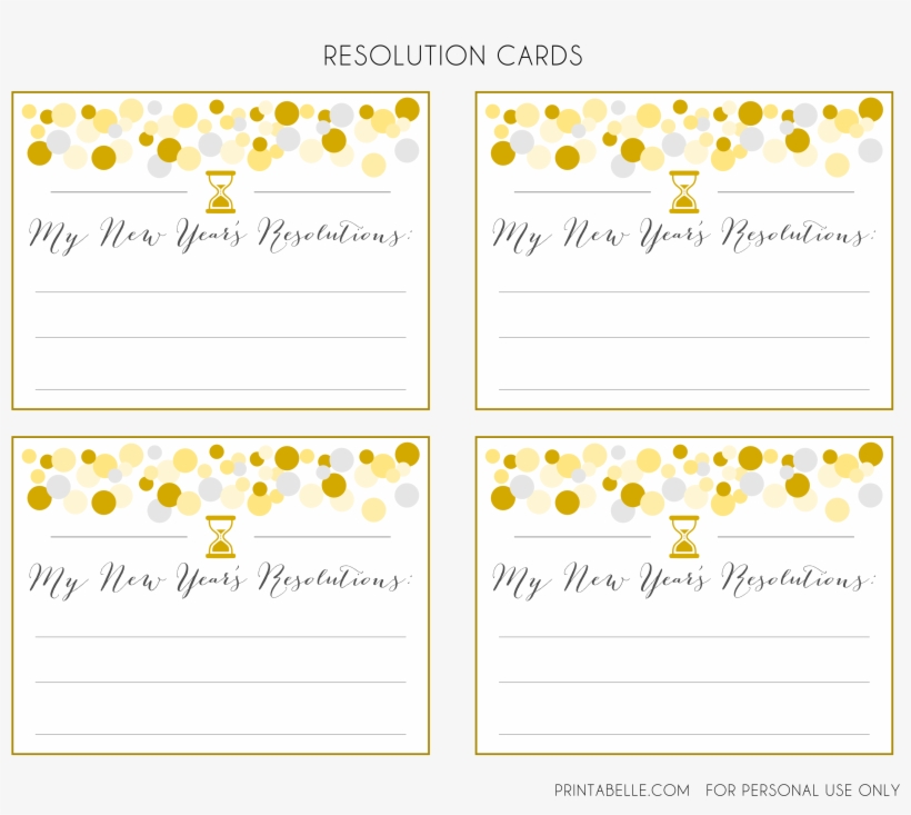 Download The Free New Year's Printables Here - New Year, transparent png download
