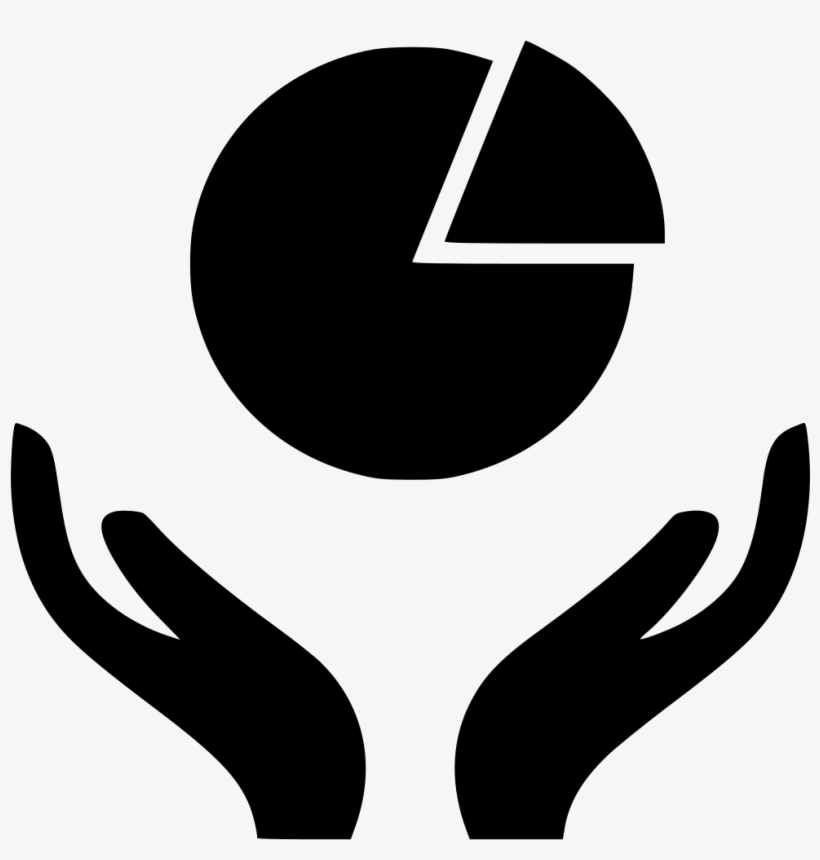 Pie Chart Hands Finance Money Comments - Financial Support Logo, transparent png download