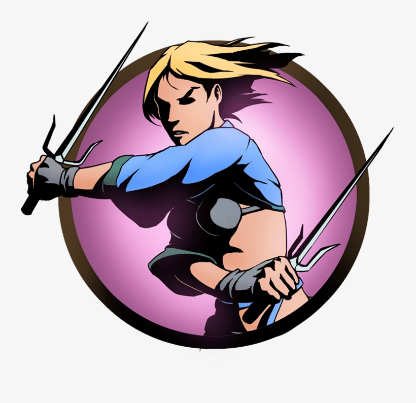 Girl Sai - Aguja Shadow Fight 2, transparent png download