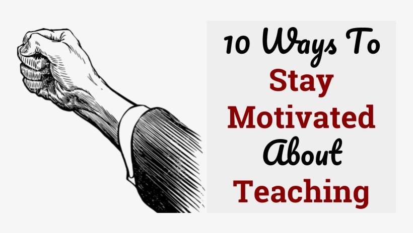 Being Motivated About Teaching Is Easy In September - Punching Hand Png, transparent png download