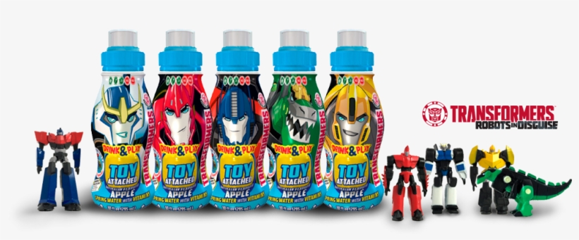 A Patented System Of A One Of A Kind Bottle Wrapped - Transformer Drink, transparent png download