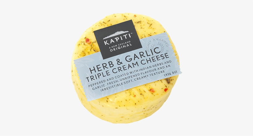Kāpiti Herb & Garlic Triple Cream Cheese - Kapiti Ice Cream, transparent png download