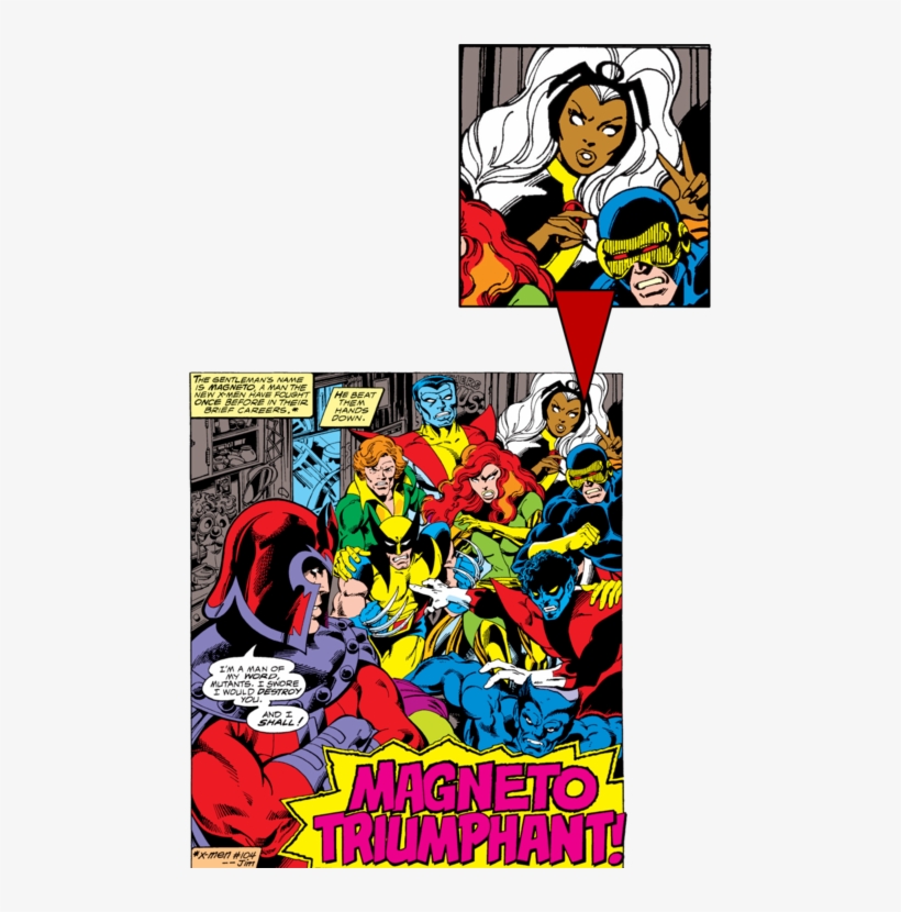 Image - Marvel Comics Retro: X-men Comic Panel, transparent png download