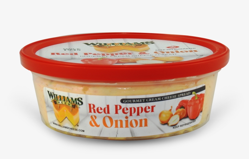 Roasted Red Pepper & Onion Cream Cheese Spread 8 Oz - Cream Cheese, transparent png download
