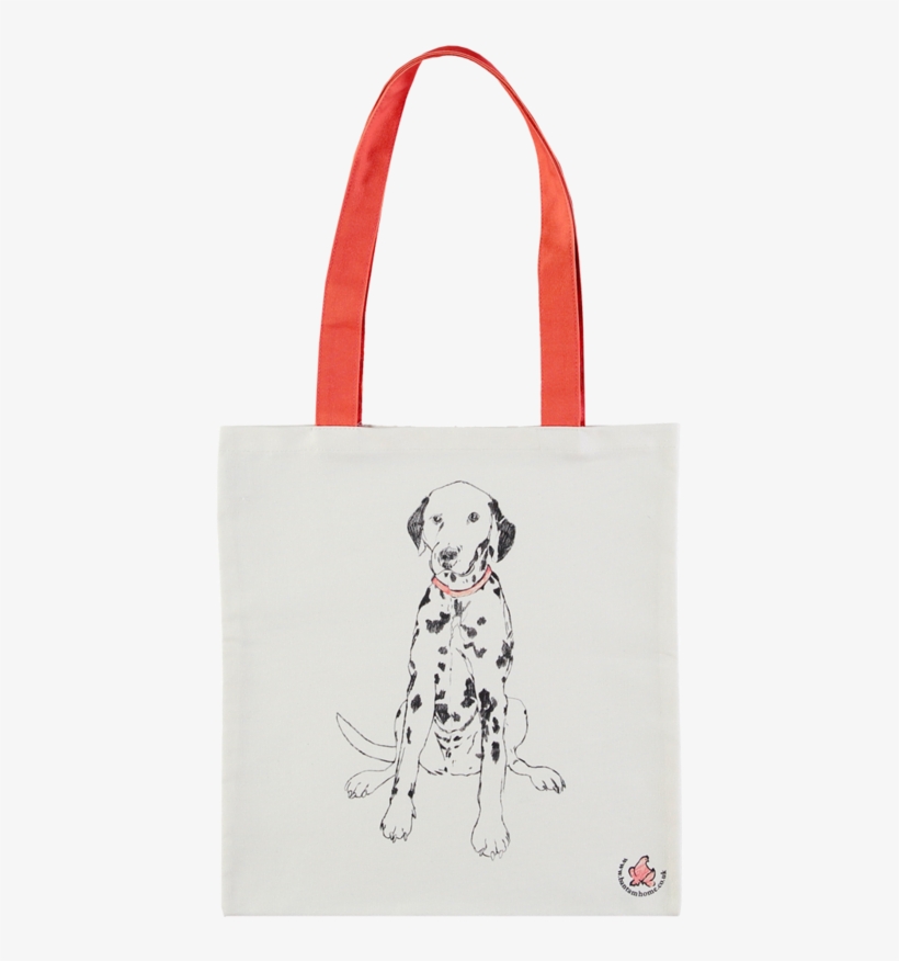 Dalmatian Canvas Tote Bag - Tote Bag, transparent png download