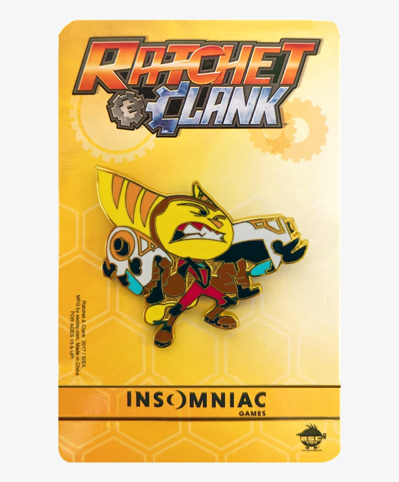 Ratchet Guns Pin Limited Brass Edition - Ratchet And Clank All 4, transparent png download