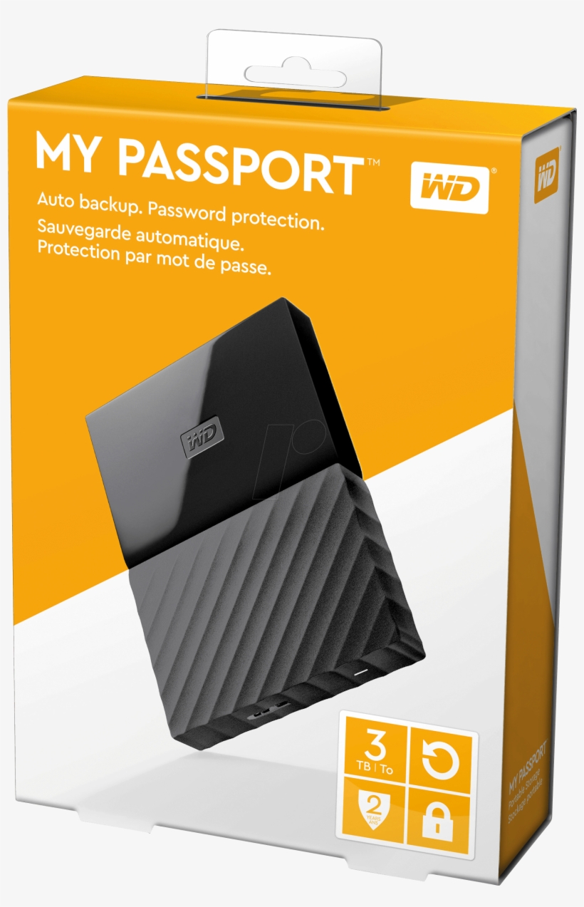Wd 1t My Passport, transparent png download