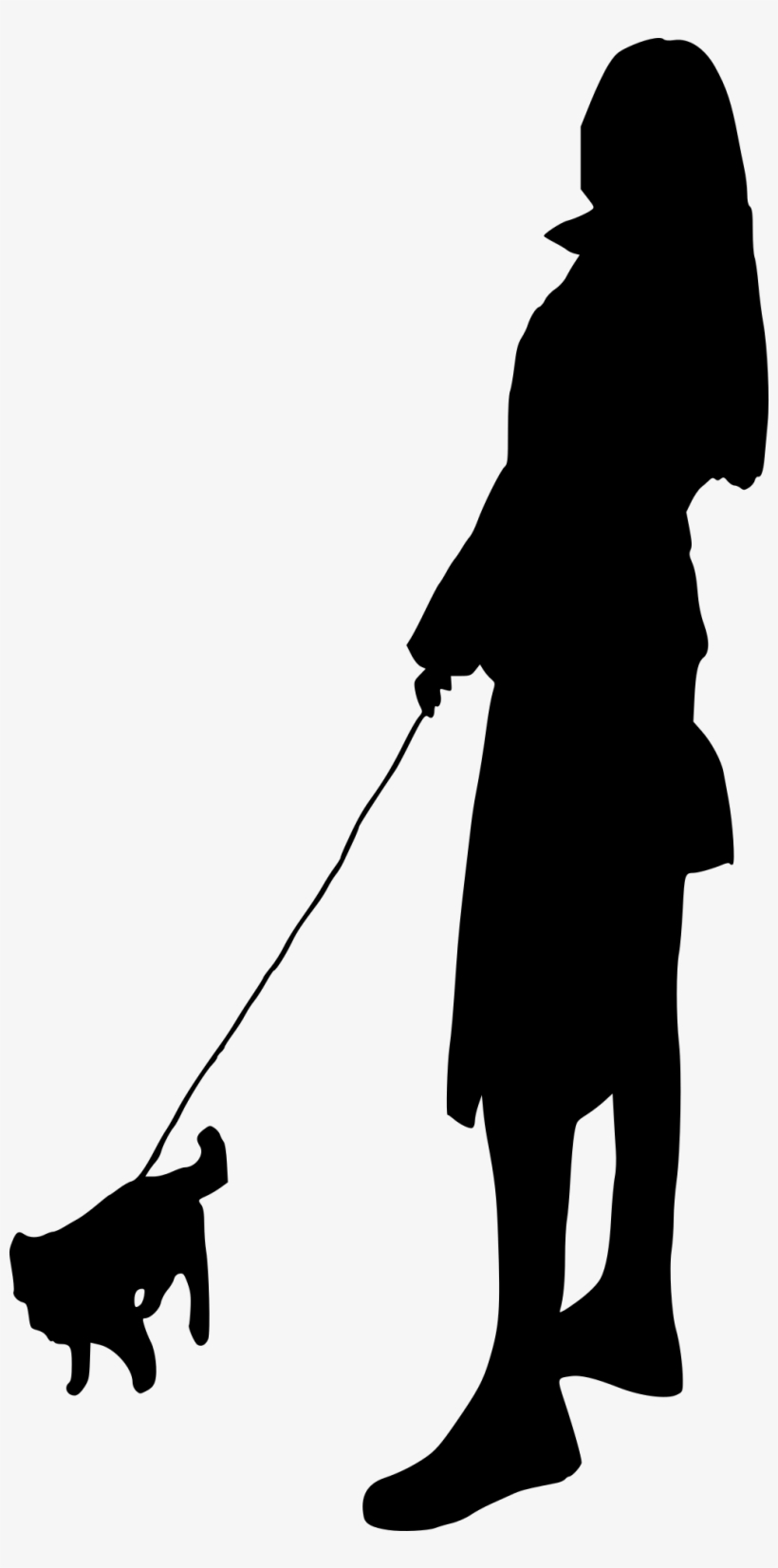 Free Download - Silhouette Dog Png, transparent png download