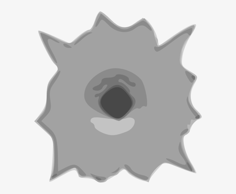Bullet Hole Svg Clip Arts 582 X 595 Px, transparent png download