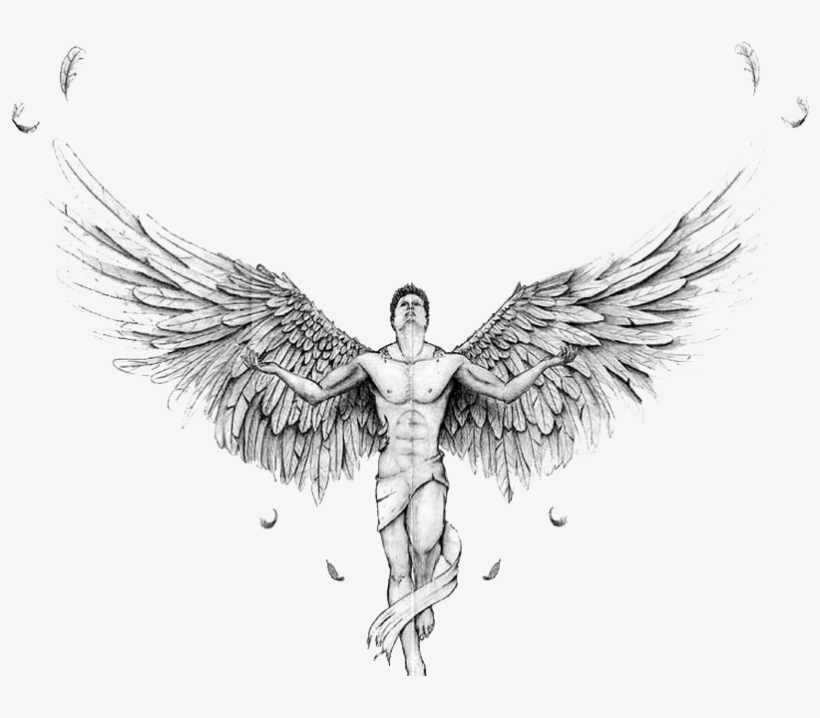 Wings Tattoos Clipart Transparent Background - Colorindo Tatoo, transparent png download