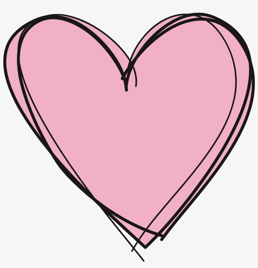 Pink Heart - Transparent Background Heart Clipart, transparent png download