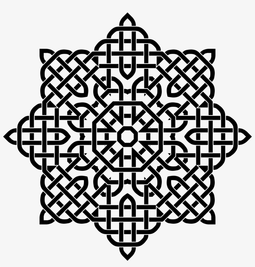 Holiday Snowflake Png Black And White - Christmas Icon Black And White, transparent png download