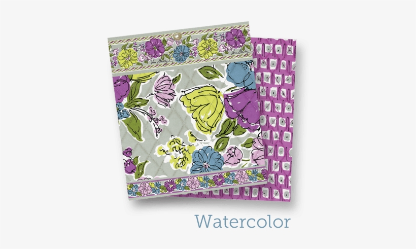 Watercolor Is A Romantic Pattern Influenced By The - Vera Bradley Criss Cross Flap Shoulder Bag, transparent png download