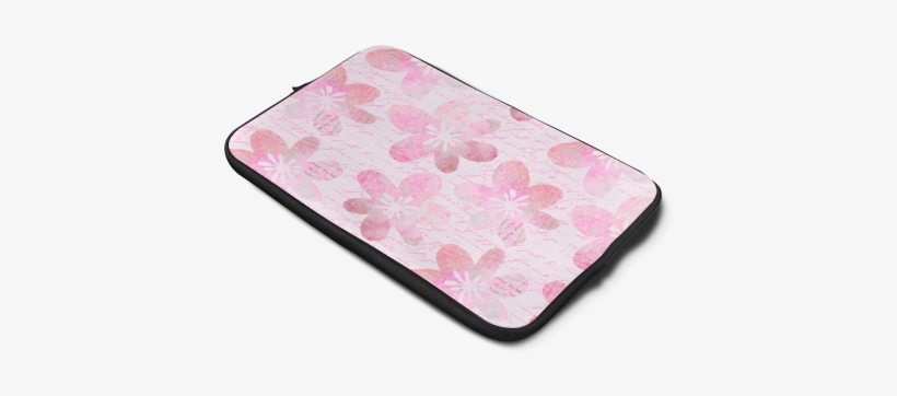 Watercolor Flower Pattern Custom Sleeve For Laptop - Paisley, transparent png download