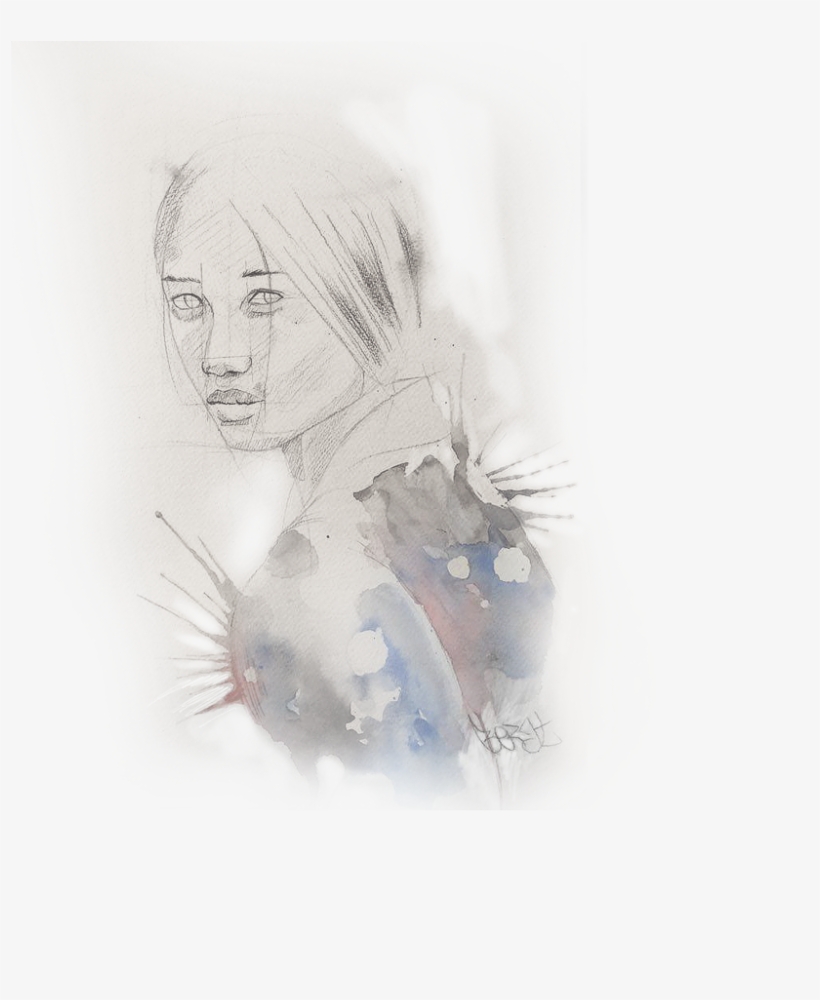 Watercolor Paintings & Drawings - Sketch, transparent png download