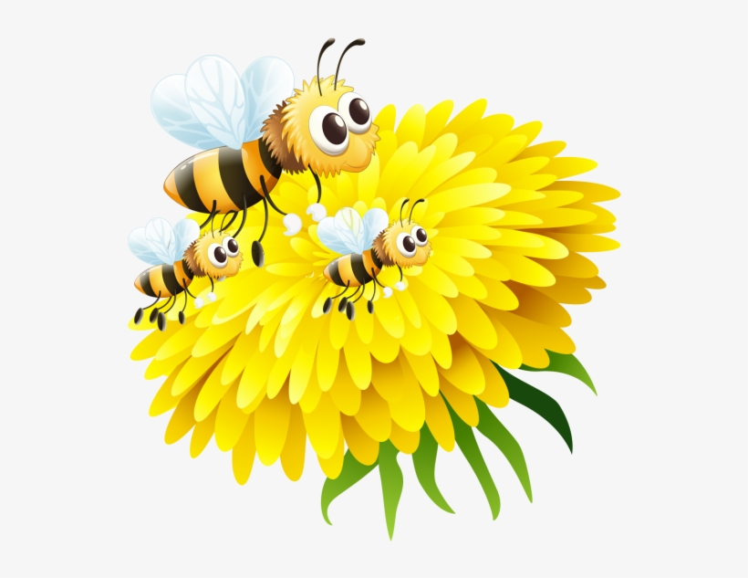 Bee In Flower, Bee, Honey Png And Psd - 5-word Spelling Test Sheets For Primary Grades, transparent png download