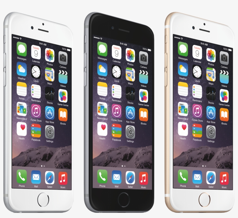 Iphone-6 - Iphone 6 Plus Colors Front, transparent png download
