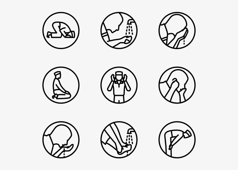 Muslim Prayer Rite - صلاة Icon, transparent png download