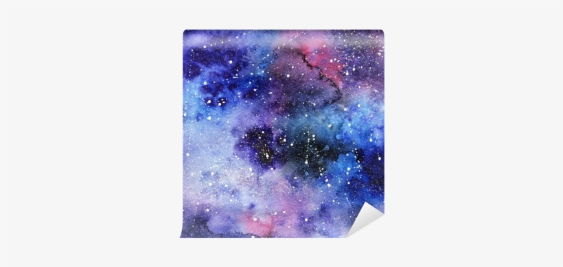 Bright Painted Watercolor Space Texture - Watercolor Painting, transparent png download