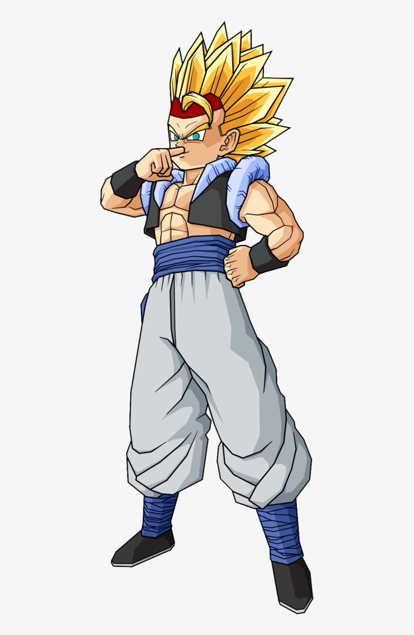 Kid Gogeta Jr Ssj By Db Own Universe Arts-d37jgxg - Gotenks Ssj2, transparent png download