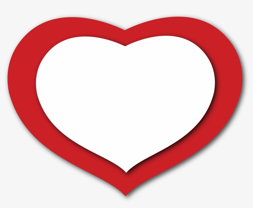 Transparent Red And White Heart Png Clipartu200b Gallery - Red And White Heart Png, transparent png download