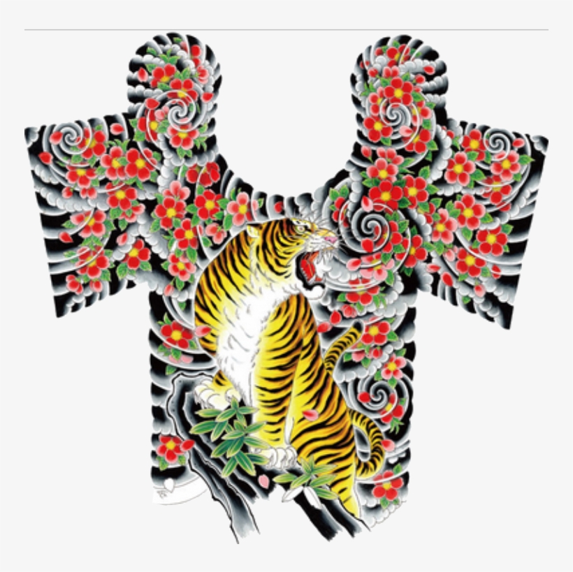Shimano's Tiger - Shimano Tattoo Yakuza Kiwami, transparent png download