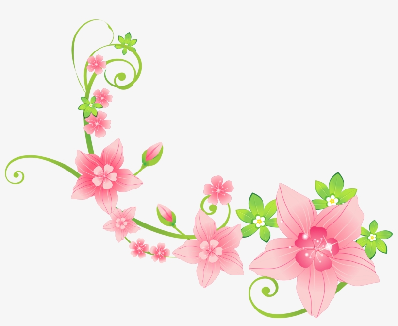 Pink Flower Clipart Png, transparent png download