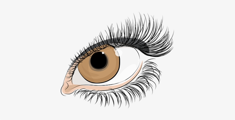 The Eye Of Women Eyelashes The Iris Of The - Long4lashes Serum Do Rzęs + Mascara, transparent png download