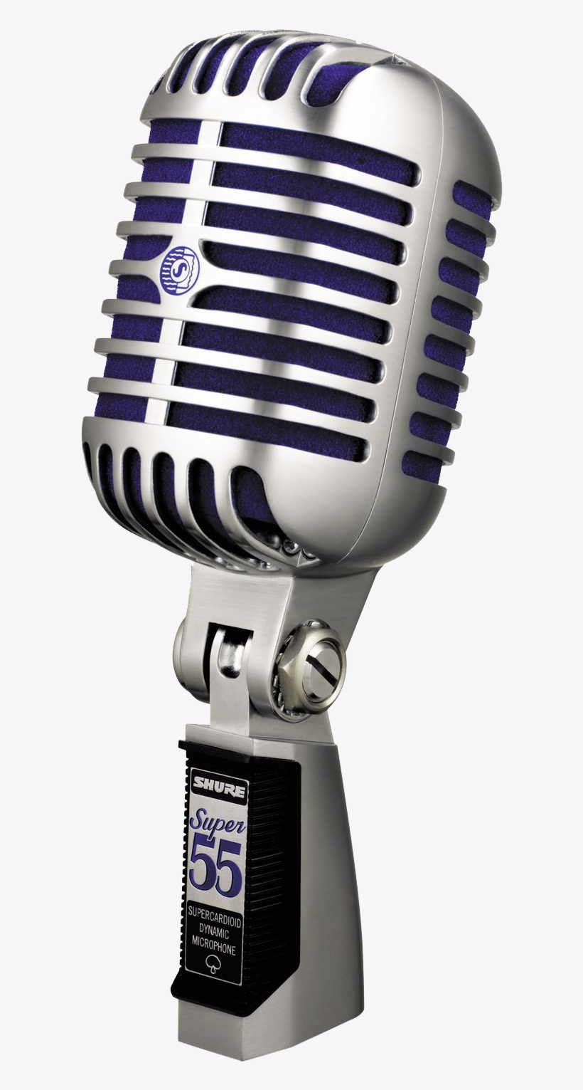 Mic Png Free Download - Shure Super 55, transparent png download