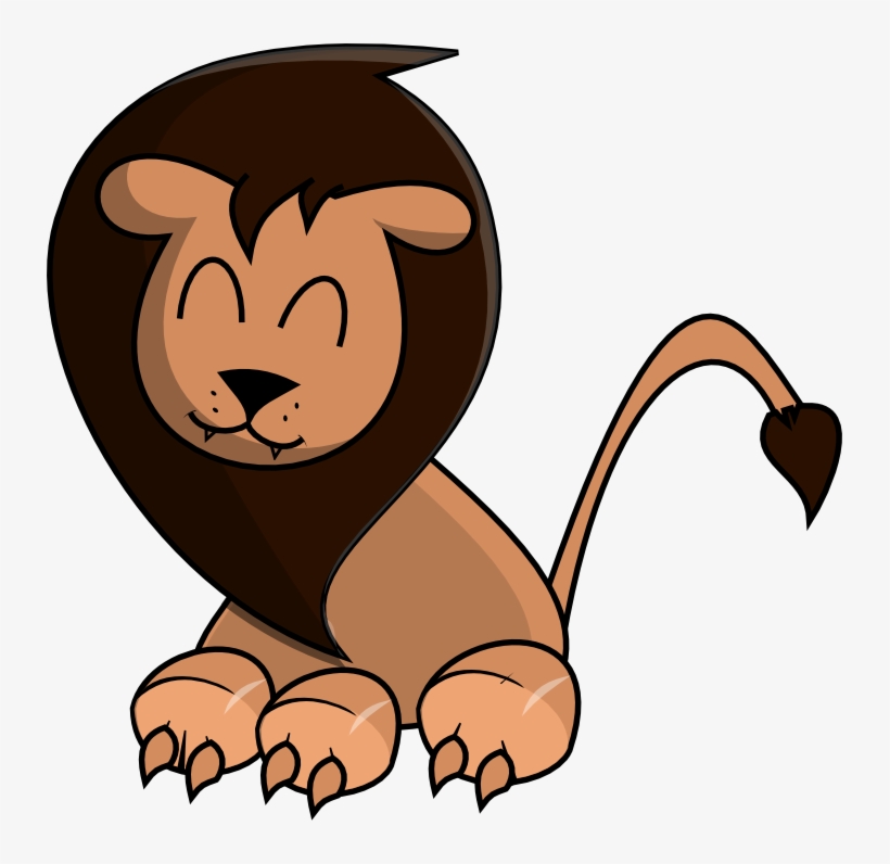 Free Cartoon Lion Clip Art - Png Lion การ์ตูน, transparent png download