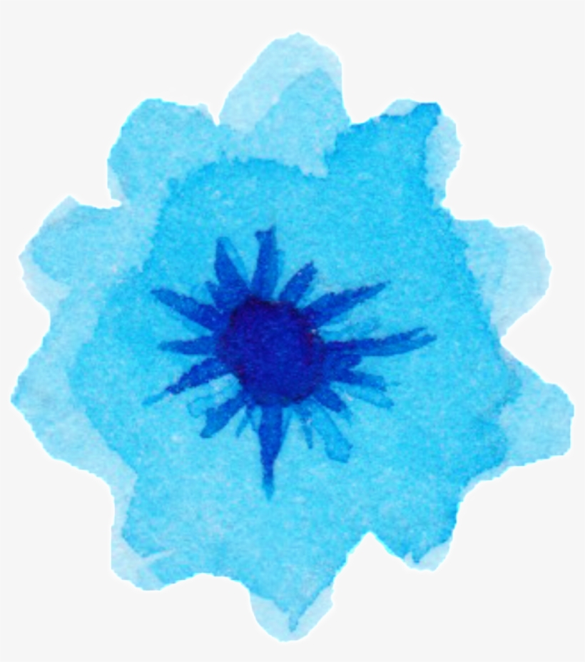 Graffiti Watercolor Hand-painted Flowers Decorative - Anemone, transparent png download