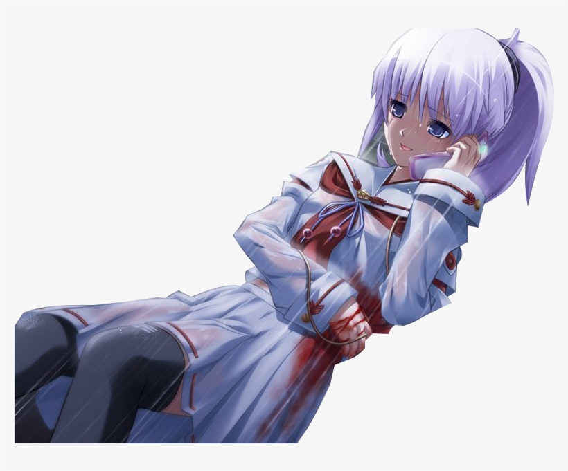 Clipart Anime Best - Anime Girl Sad Transparent, transparent png download