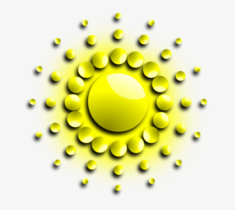 With Spherical Sunrays Clipart, transparent png download