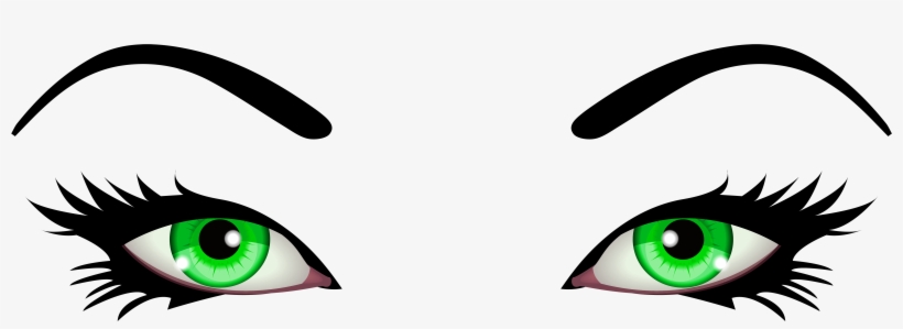 Green Female Eyes Png Clip Art - Eyes Png Transparent, transparent png download