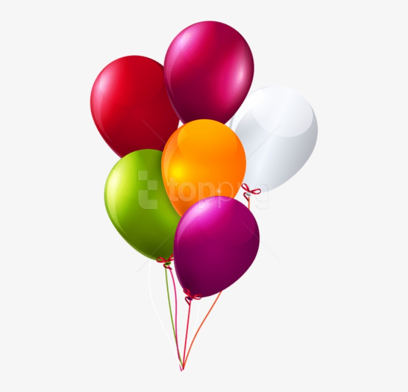 Colorful Bunch Of Balloons Png Image Handmade - Balloon Clipart, transparent png download