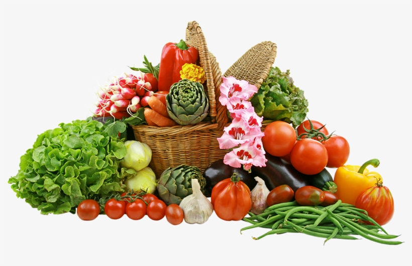 Vegetables Png Pictures - Fruit And Vegetables Basket, transparent png download