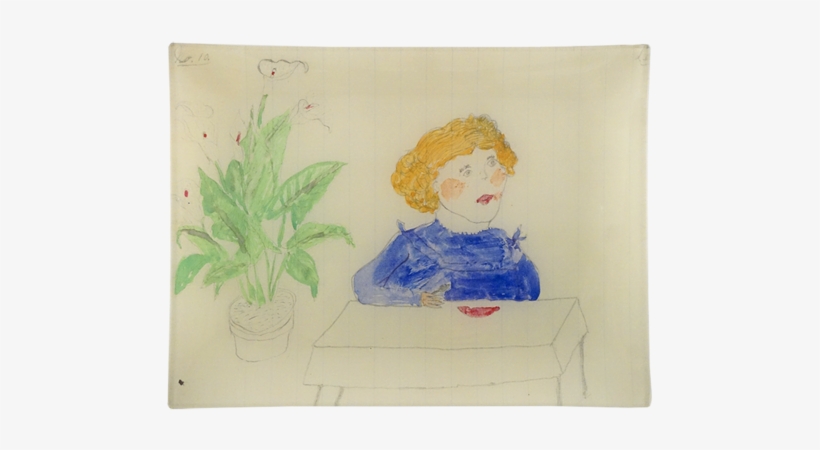 Girl With Watermelon - Sketch, transparent png download