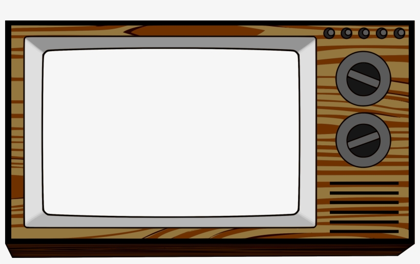 Clipart Tv Hd Tv - Old Television Clip Art, transparent png download