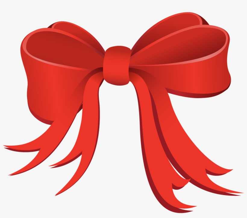 Happy Holiday Clip Art Free - Red Bows Clip Art, transparent png download