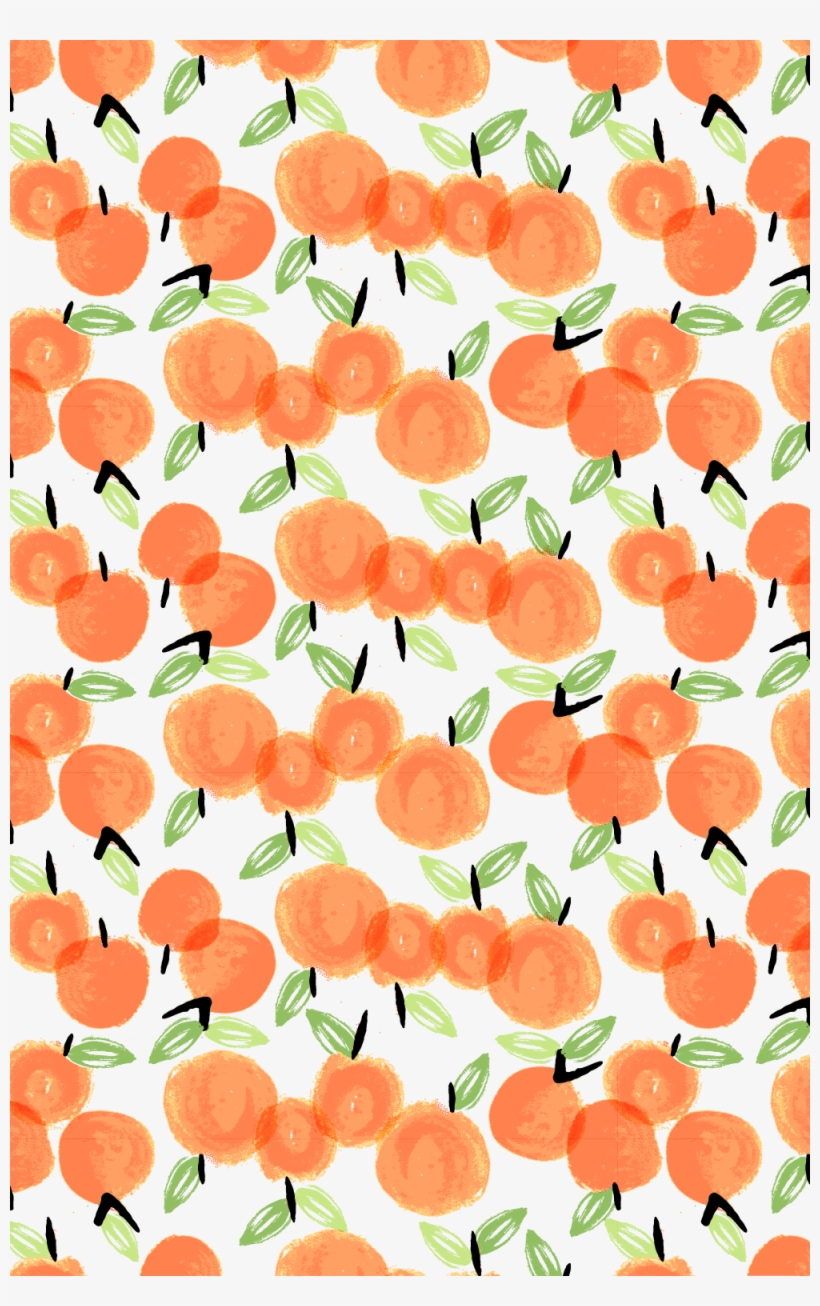 Graphic Free Download Adorable Little Print Would Make - Oranges Background, transparent png download